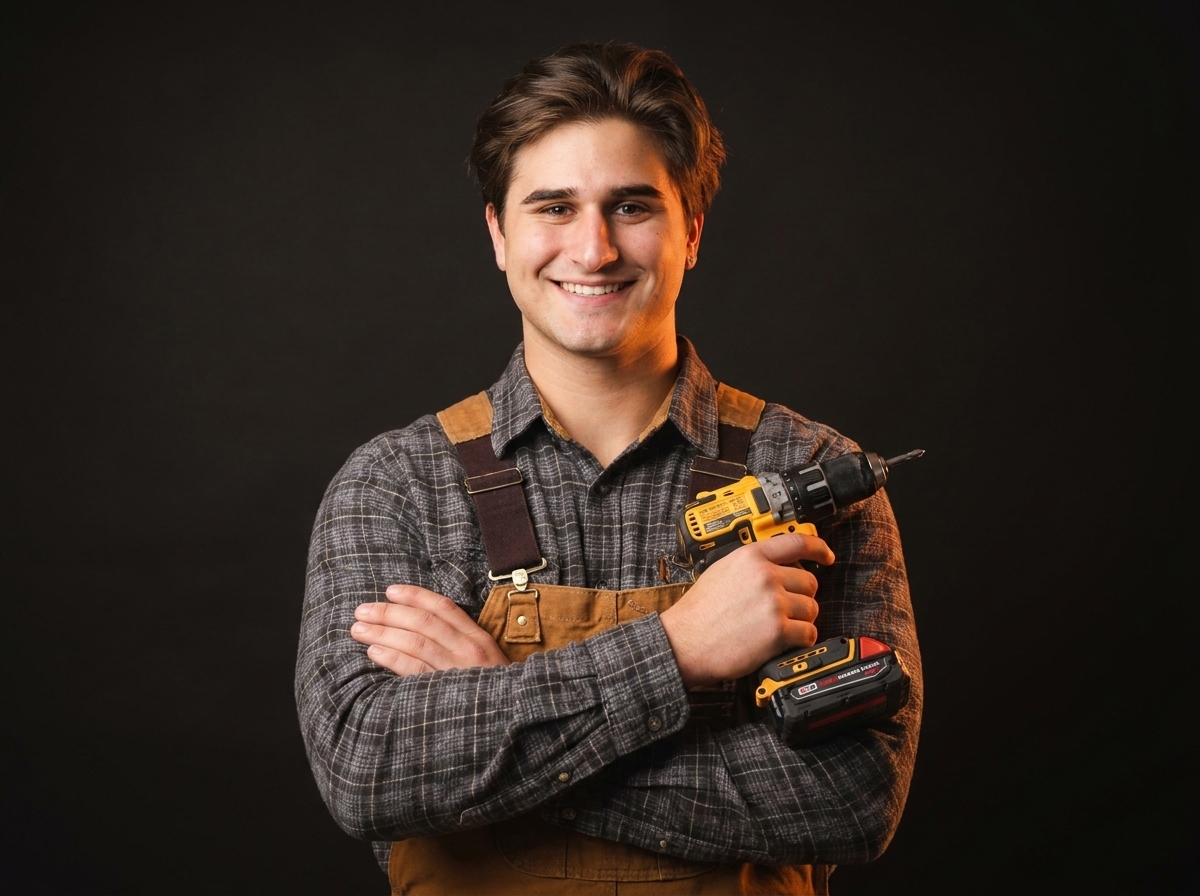 Harry Handyman crew member checking a guest-ready short-let property