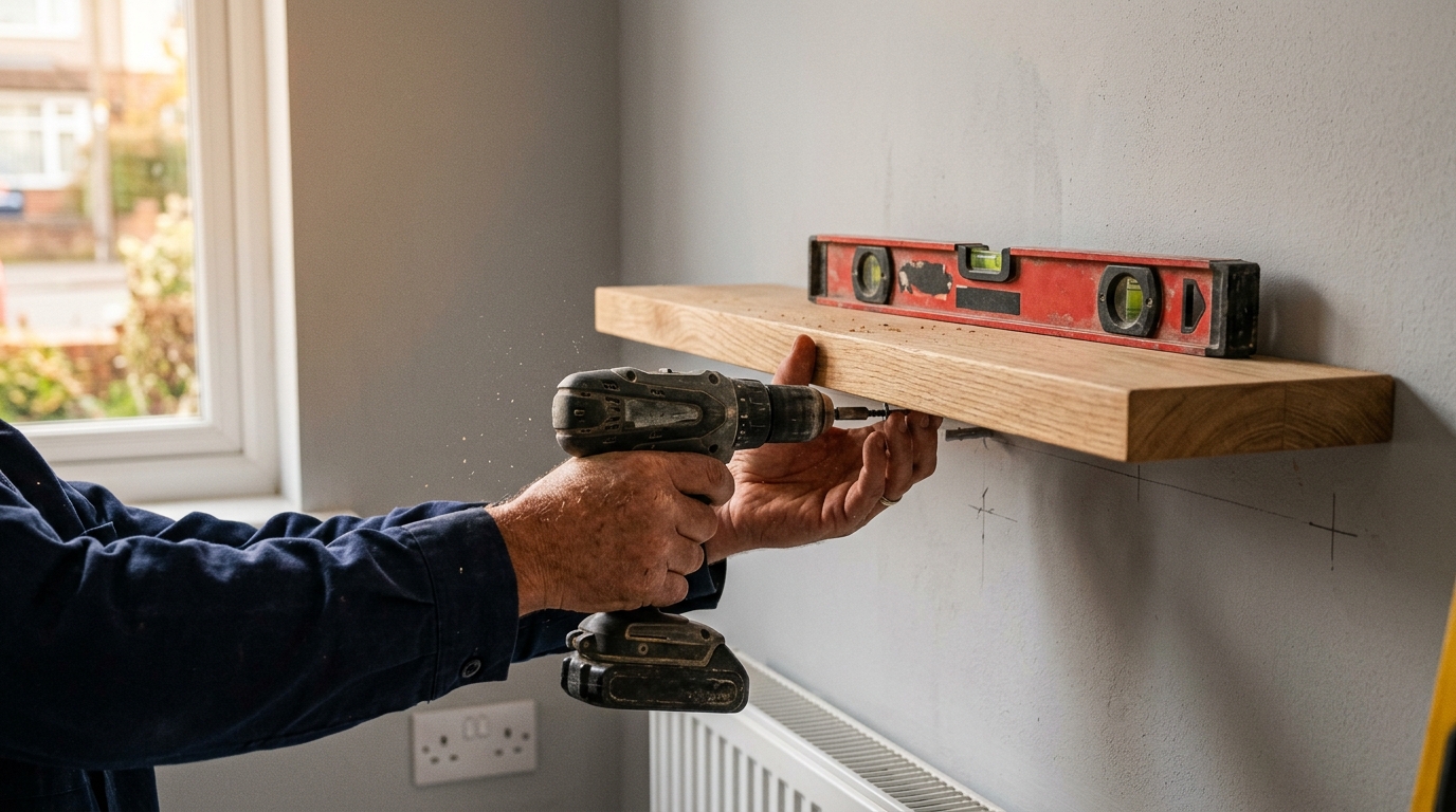 Harry Handyman crew member at work